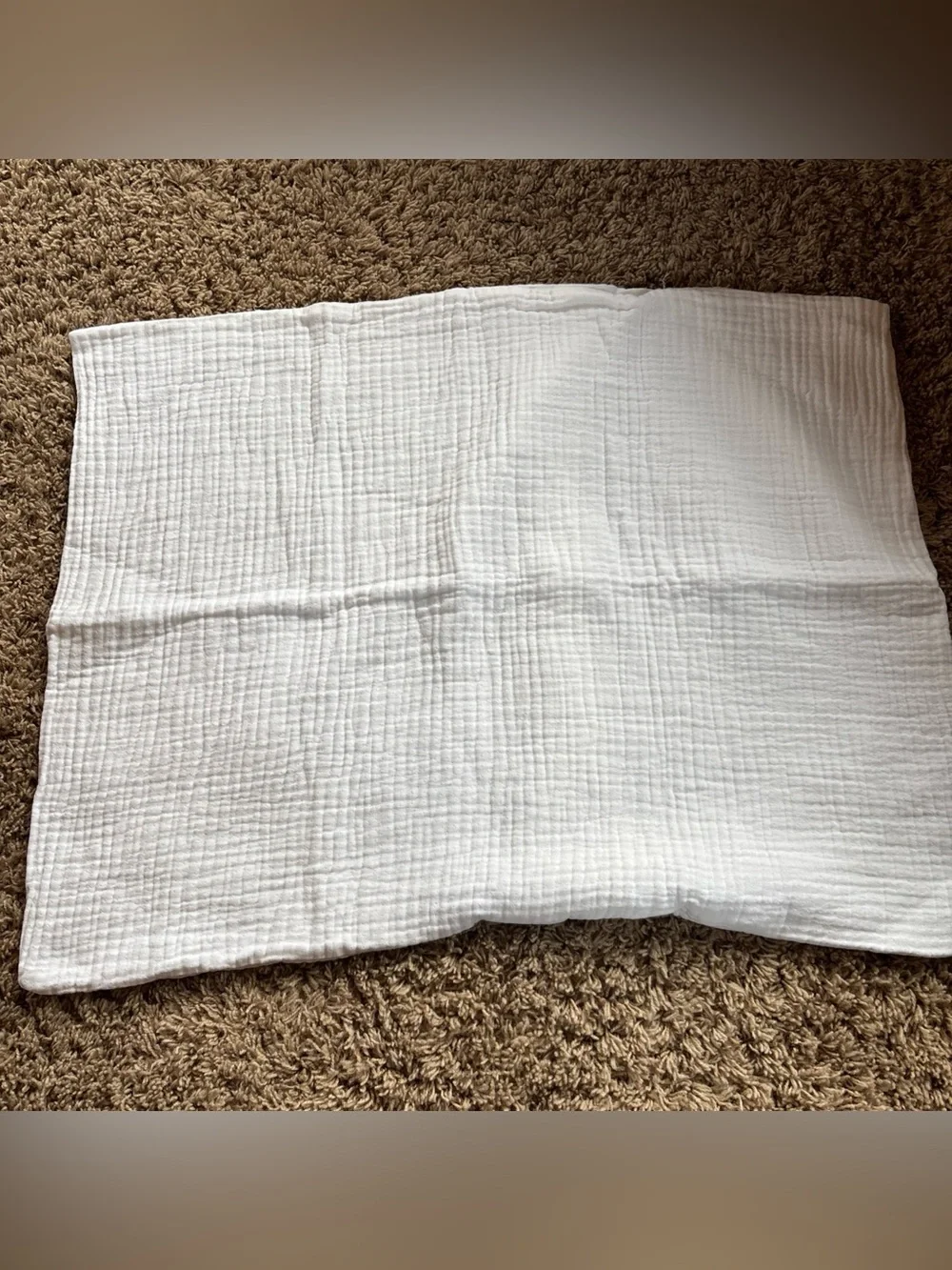 Quince Airy Gauze Organic Cotton Twin White Duvet Cover Set
